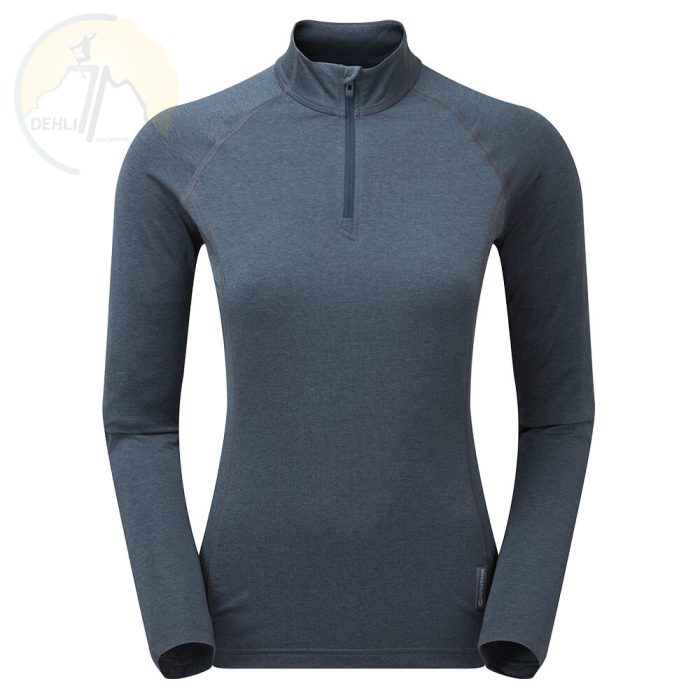 فروشگاه کوهنوردی دهلیز - بیس لایر زنانه مونتین montane fem dart thermo zip neck