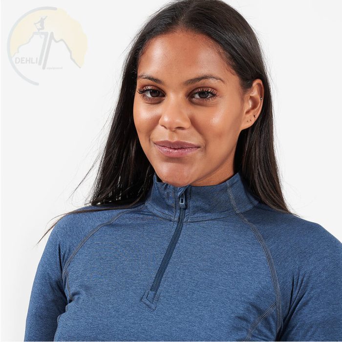 فروشگاه کوهنوردی دهلیز - بیس لایر زنانه مونتین montane fem dart thermo zip neck