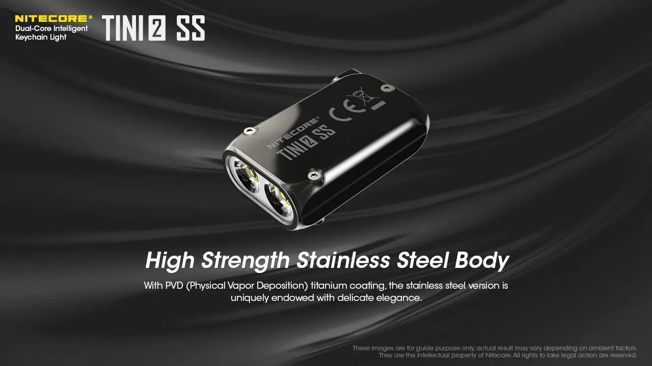 چراغ قوه جاسوئیچی استیل نایتکر Nitecore TINI2 SS