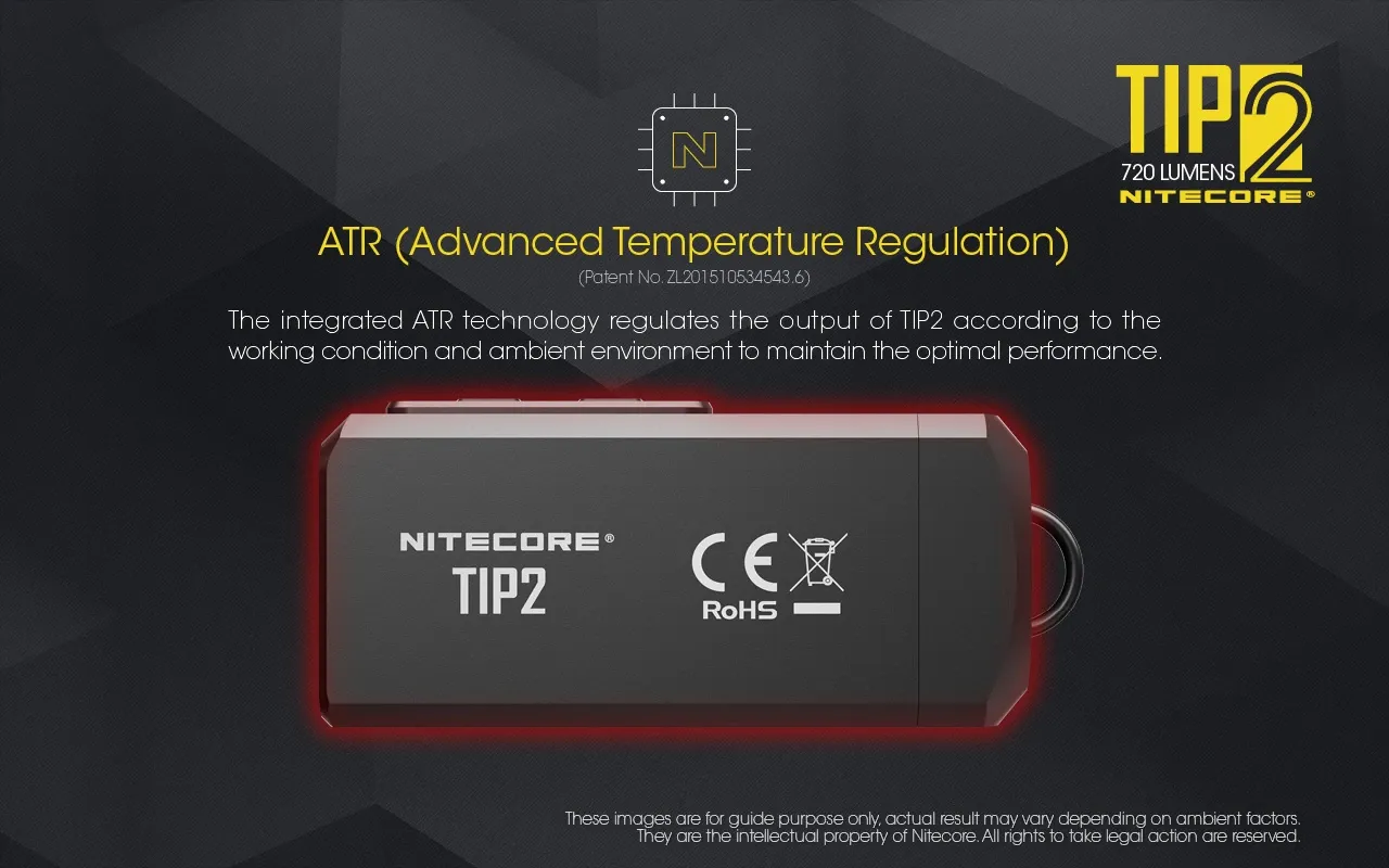 چراغ قوه جاسوئیچی نایتکر Nitecore TIP2