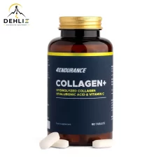 قرص کلاژن 4Endurance Collagene+ حاوی کلاژن هیدرولیز شده، هیالورونیک اسید و ویتامین C